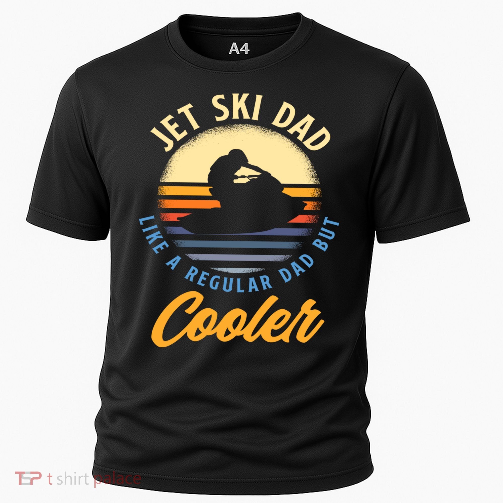 Jet Ski Dad Like A Regular Dad But Cooler Jet Ski Cute Gift Cooling Performance Crew T-Shirt