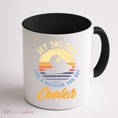 Jet Ski Dad Like A Regular Dad But Cooler Jet Ski Cute Gift Coffee Mug back