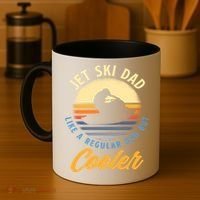 Jet Ski Dad Like A Regular Dad But Cooler Jet Ski Cute Gift Coffee Mug thumb 4