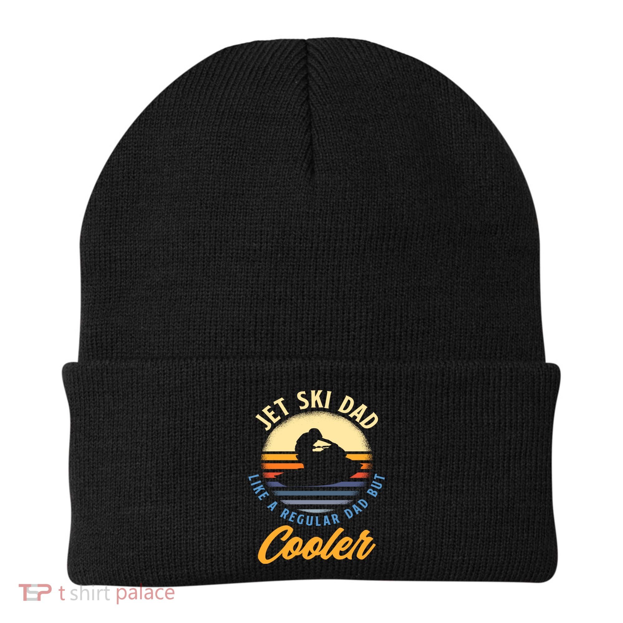 Jet Ski Dad Like A Regular Dad But Cooler Jet Ski Cute Gift Beanie