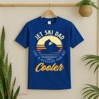 Jet Ski Dad Like A Regular Dad But Cooler Jet Ski Cute Gift T-Shirt thumb 2