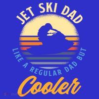 Jet Ski Dad Like A Regular Dad But Cooler Jet Ski Cute Gift Mousepad thumb 1
