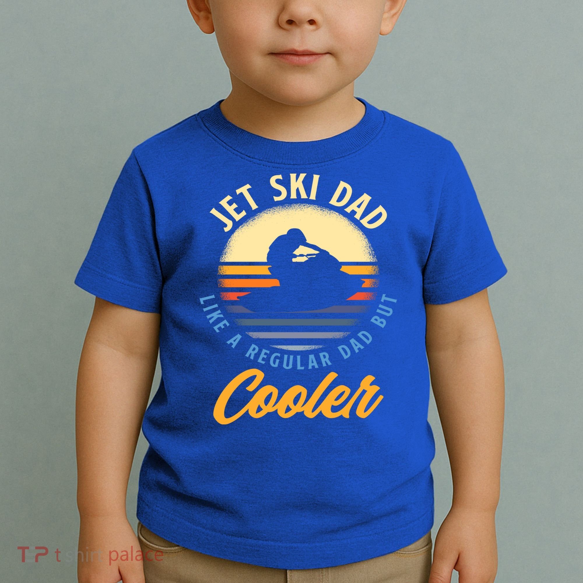 Jet Ski Dad Like A Regular Dad But Cooler Jet Ski Cute Gift Toddler T-Shirt