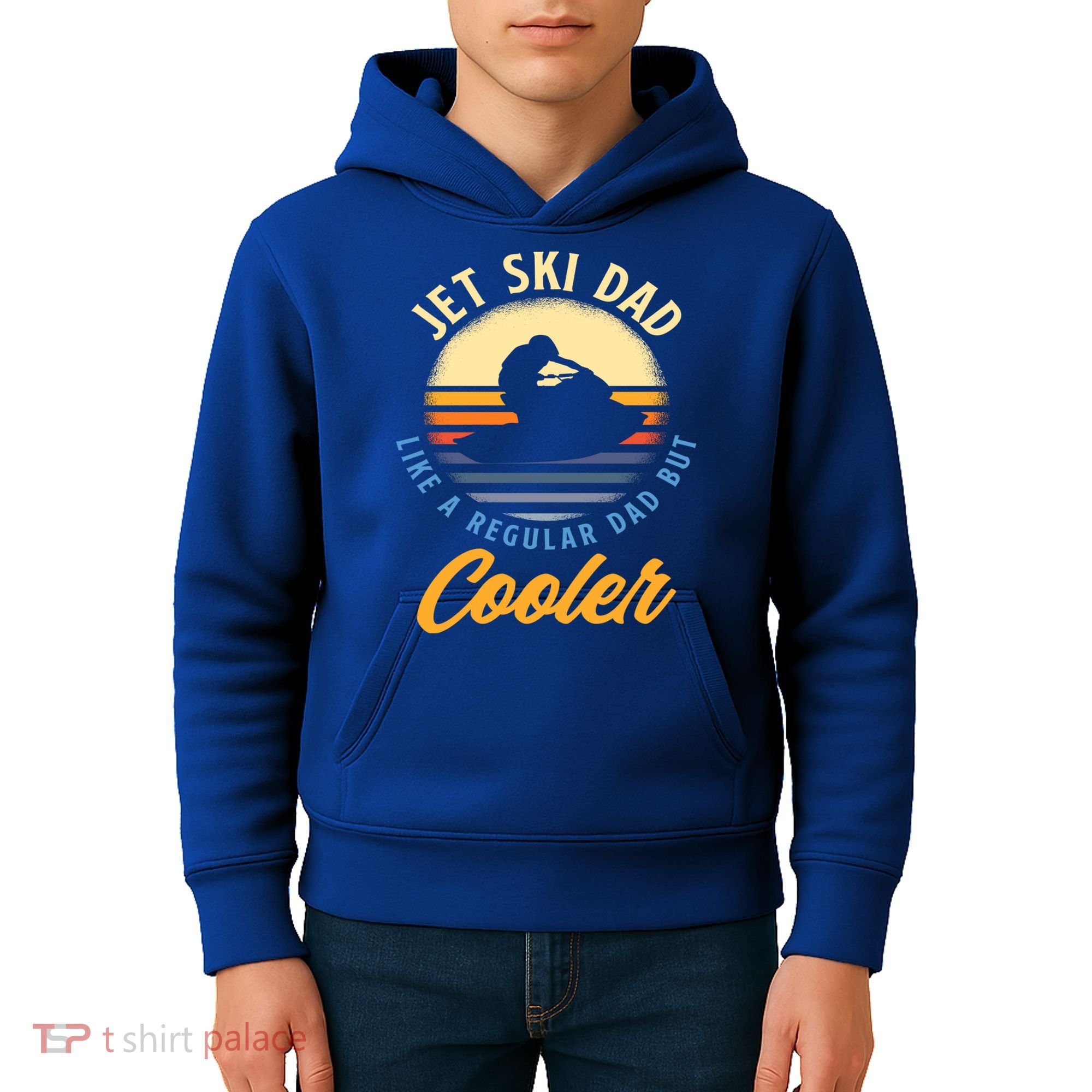 Jet Ski Dad Like A Regular Dad But Cooler Jet Ski Cute Gift Kids Hoodie
