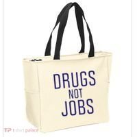 Drugs Not Jobs Tote Bag thumb 2