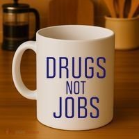 Drugs Not Jobs Coffee Mug thumb 4