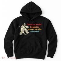Jesus Saves Esposito Scores On The Rebound Hoodie thumb 0