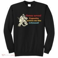 Jesus Saves Esposito Scores On The Rebound Sweatshirt thumb 0