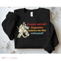 Jesus Saves Esposito Scores On The Rebound Sweatshirt thumb 2