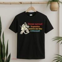 Jesus Saves Esposito Scores On The Rebound T-Shirt thumb 2