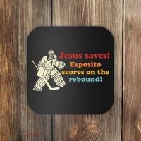 Jesus Saves Esposito Scores On The Rebound Coaster thumb 0