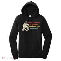 Jesus Saves Esposito Scores On The Rebound Women's Hoodie thumb 0