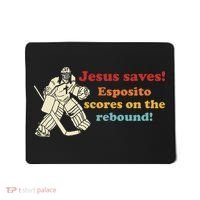 Jesus Saves Esposito Scores On The Rebound Mousepad thumb 0