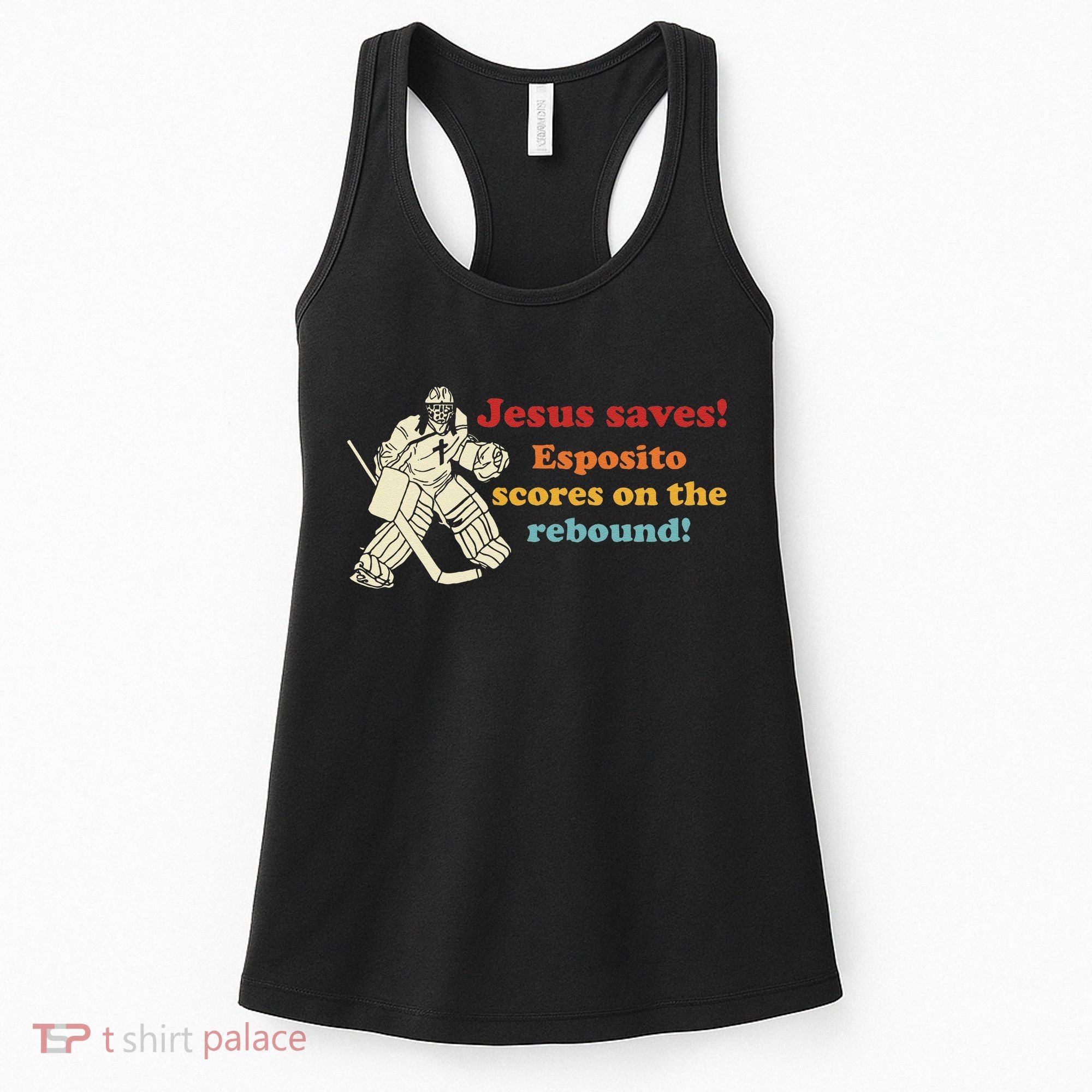 Jesus Saves Esposito Scores On The Rebound Women's Tank Top