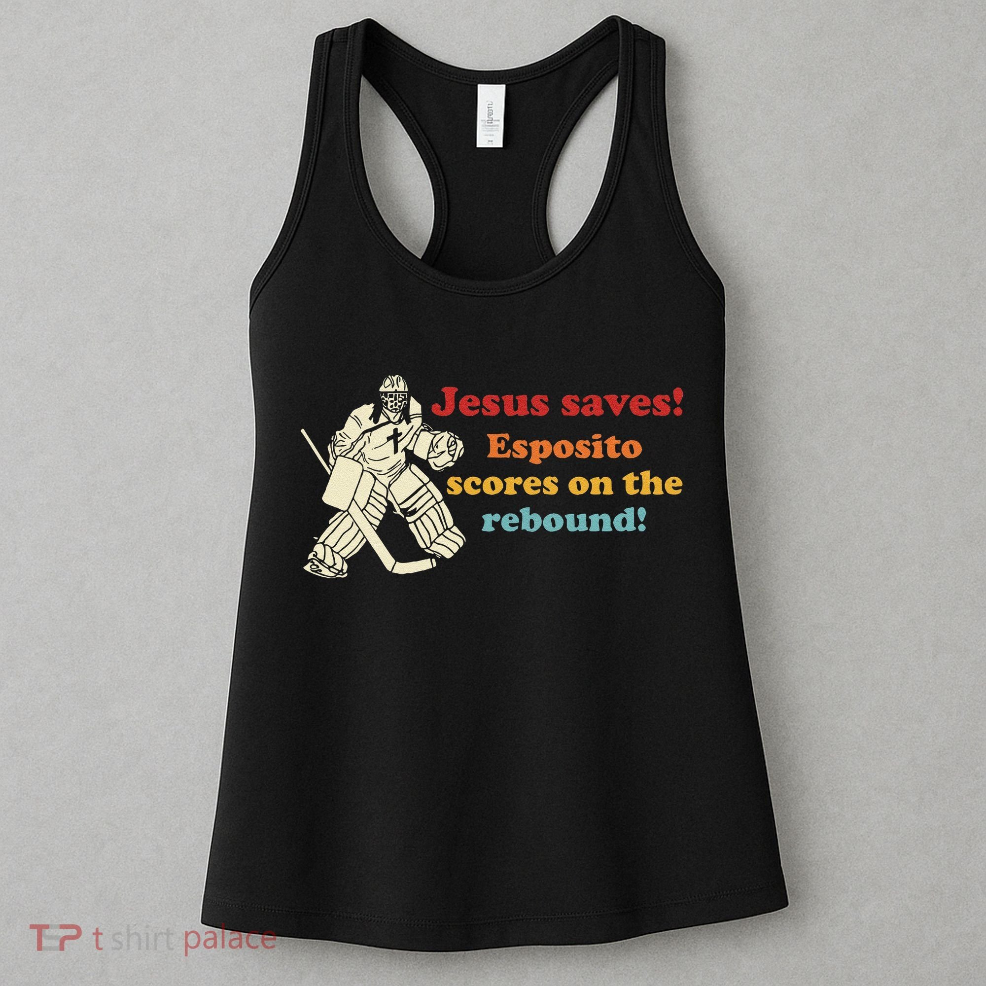 Jesus Saves Esposito Scores On The Rebound Women's Tank Top
