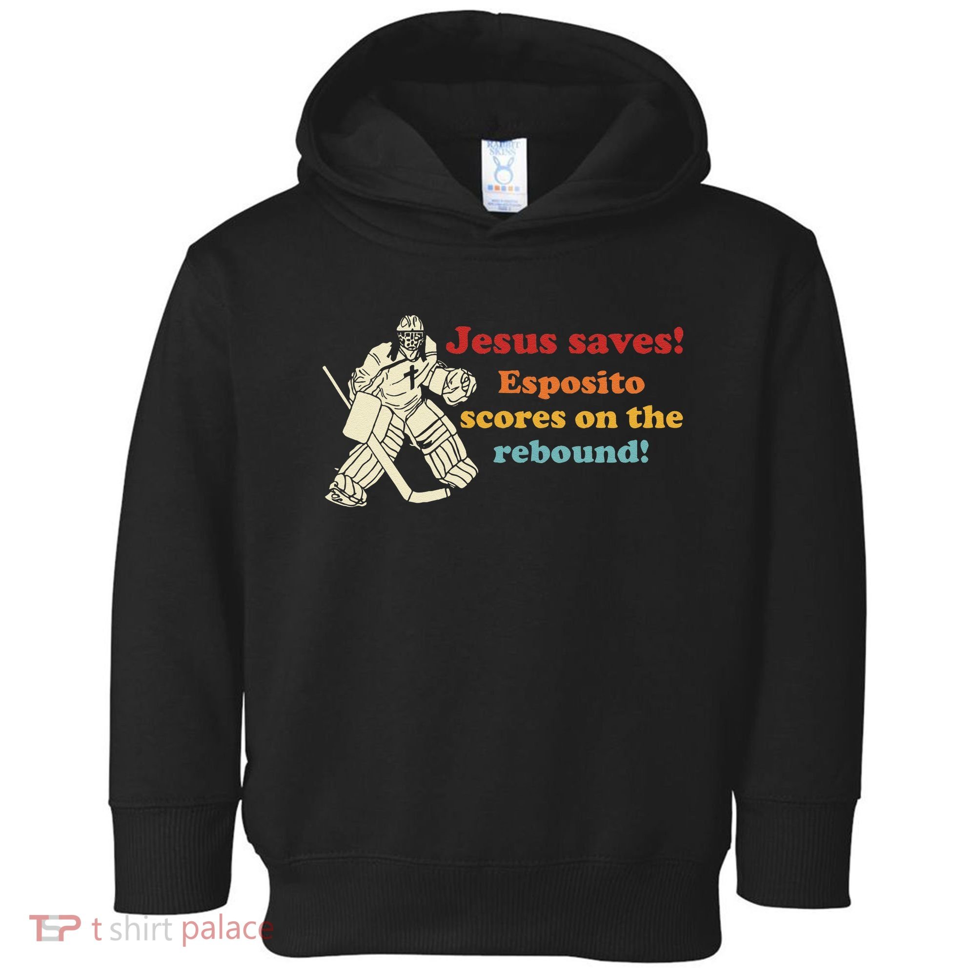 Jesus Saves Esposito Scores On The Rebound Toddler Hoodie
