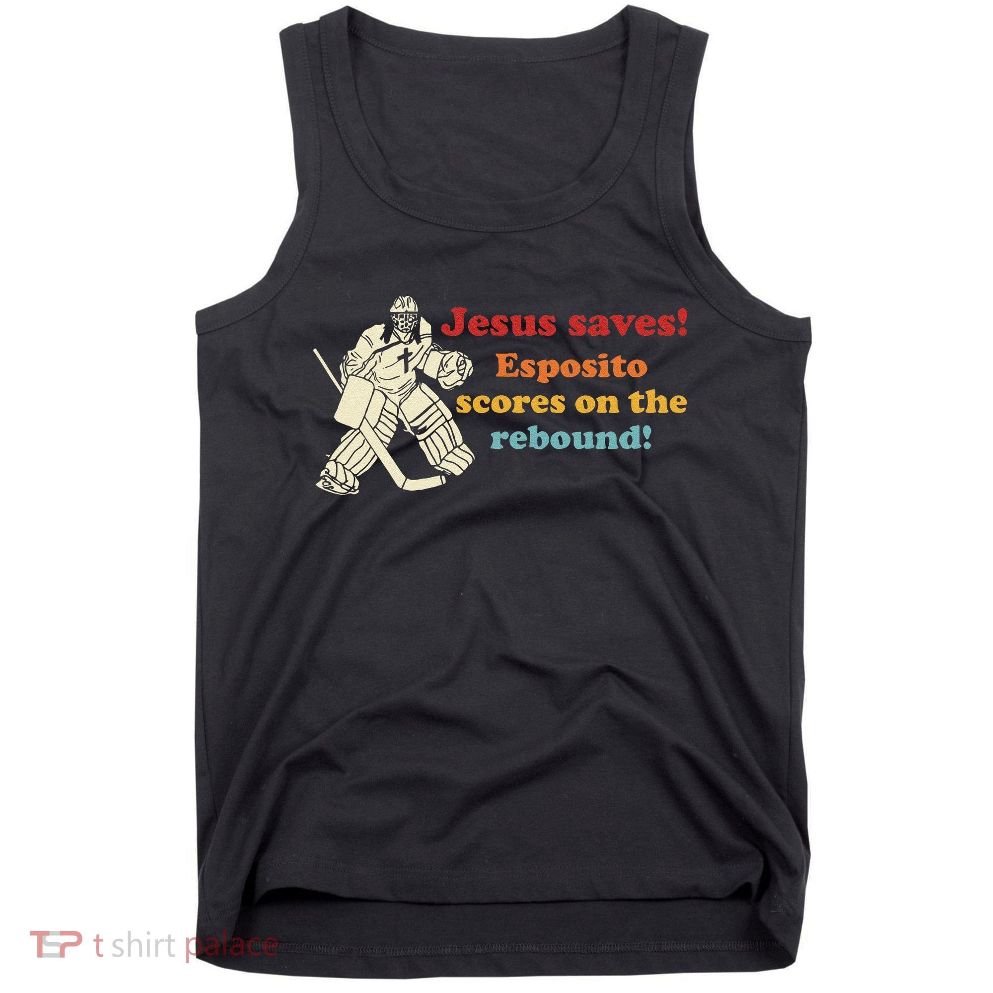 Jesus Saves Esposito Scores On The Rebound Tank Top