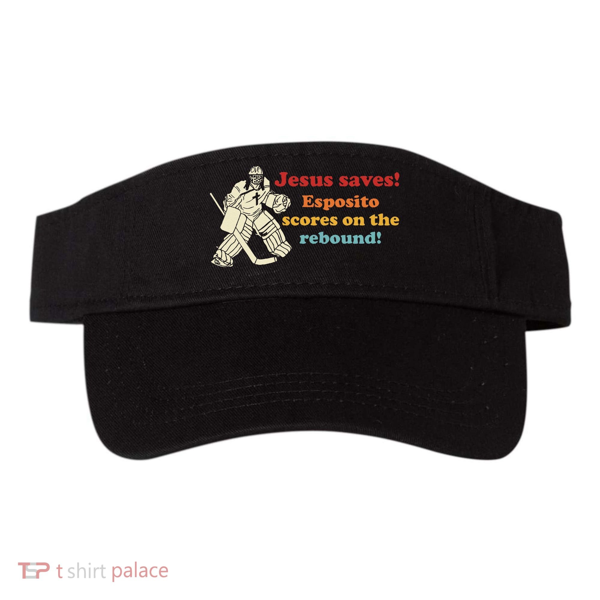 Jesus Saves Esposito Scores On The Rebound Visor