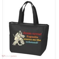 Jesus Saves Esposito Scores On The Rebound Tote Bag thumb 3
