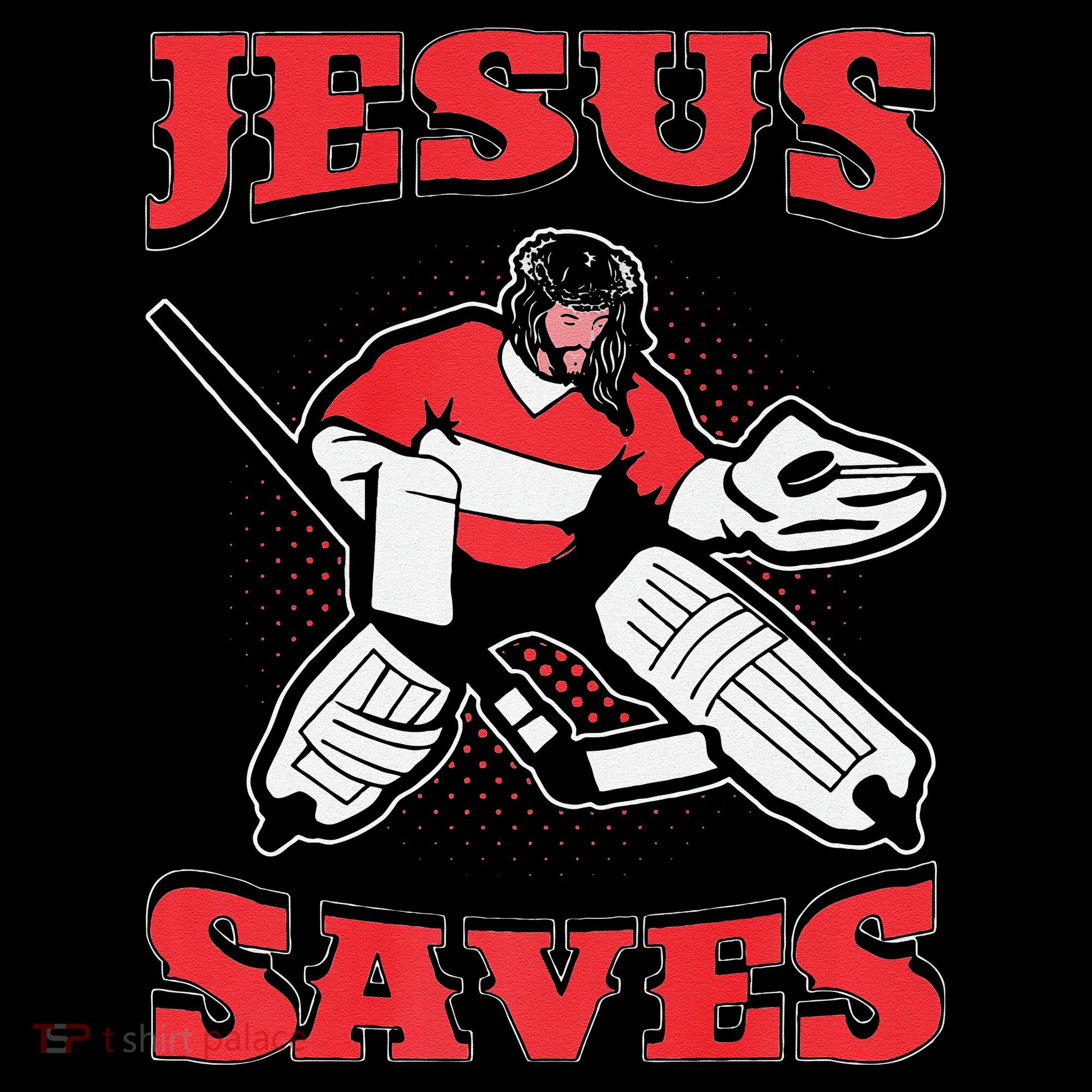Jesus Saves Funny Hockey 10402 Women's Hoodie