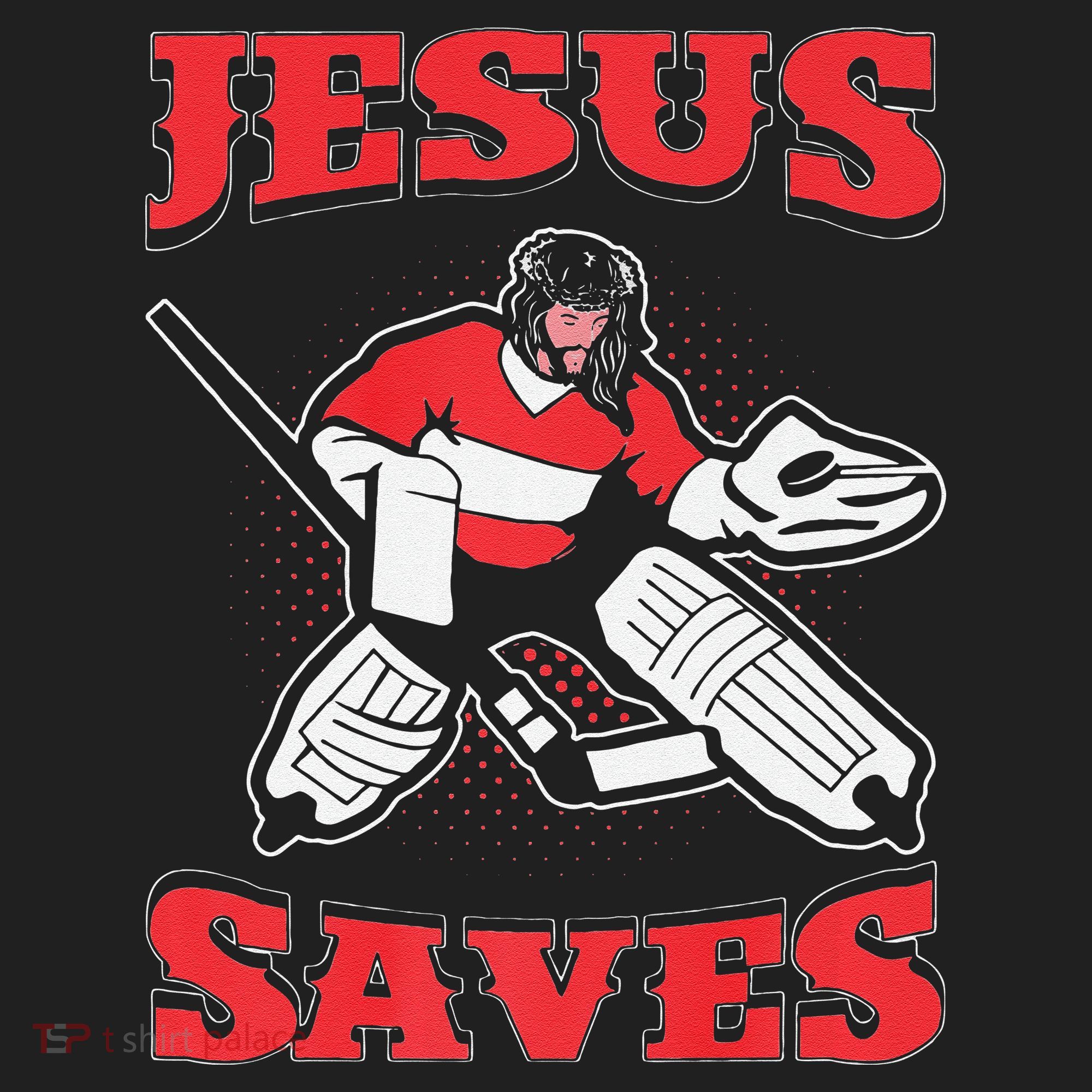 Jesus Saves Funny Hockey 10402 Hat