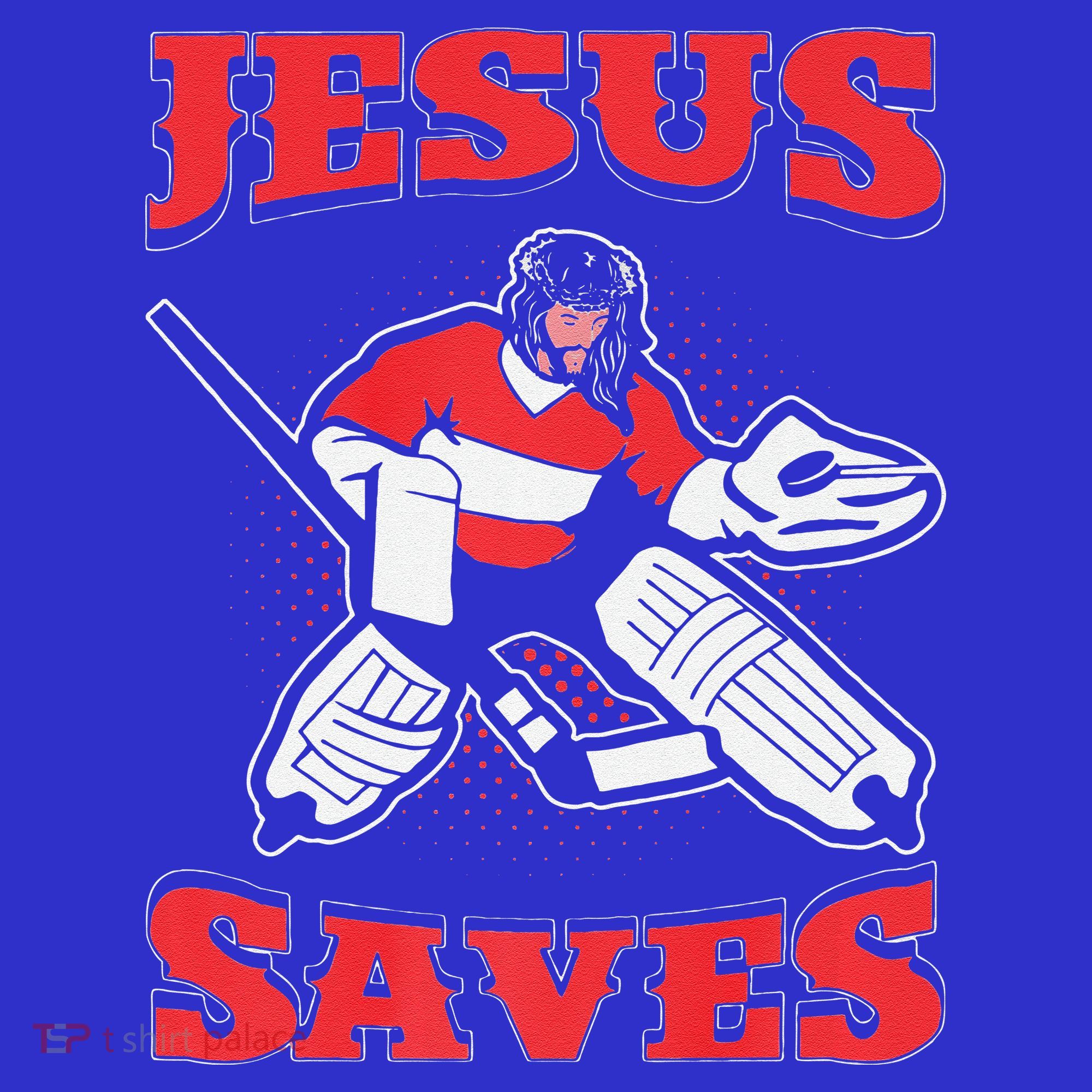 Jesus Saves Funny Hockey 10402 Sweatshirt