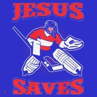 Jesus Saves Funny Hockey 10402 T-Shirt thumb 7