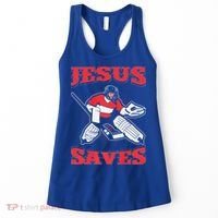 Jesus Saves Funny Hockey 10402 Women's Tank Top thumb 0