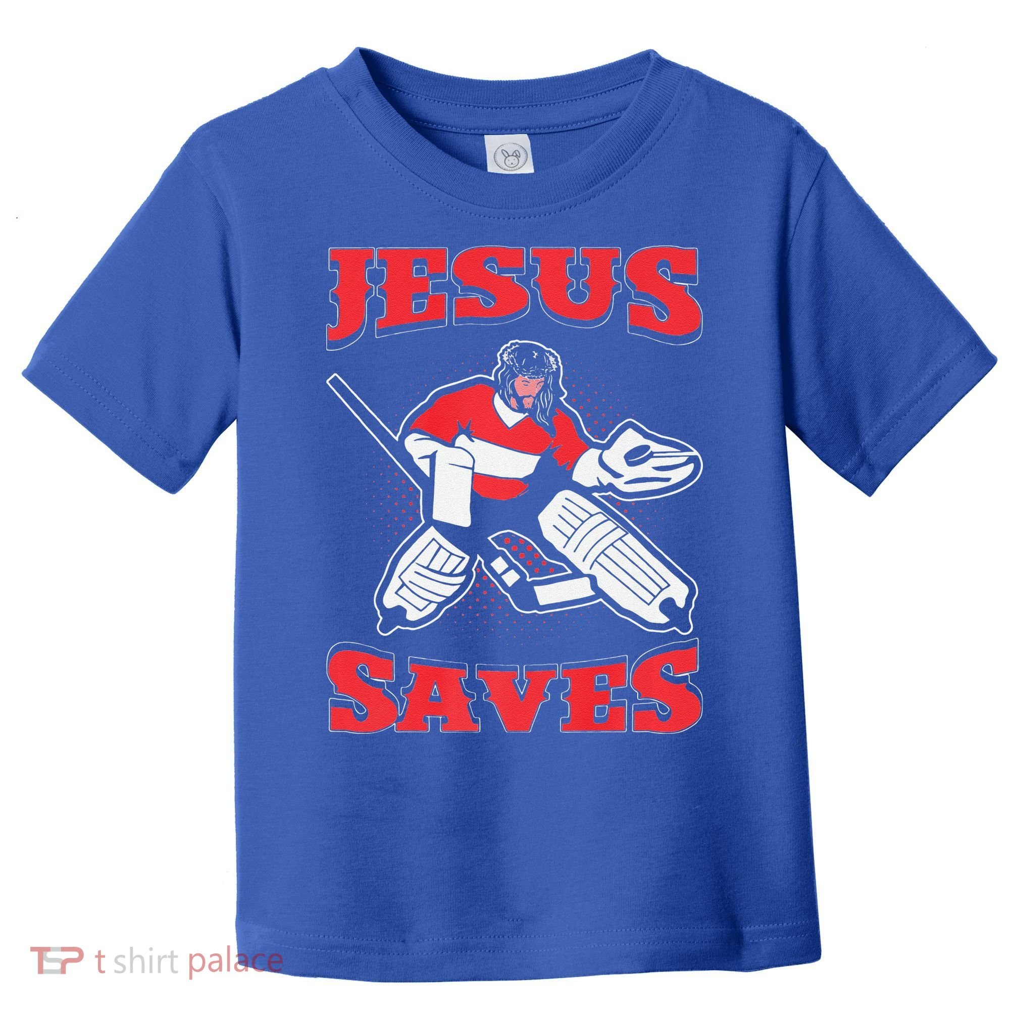 Jesus Saves Funny Hockey 10402 Toddler T-Shirt