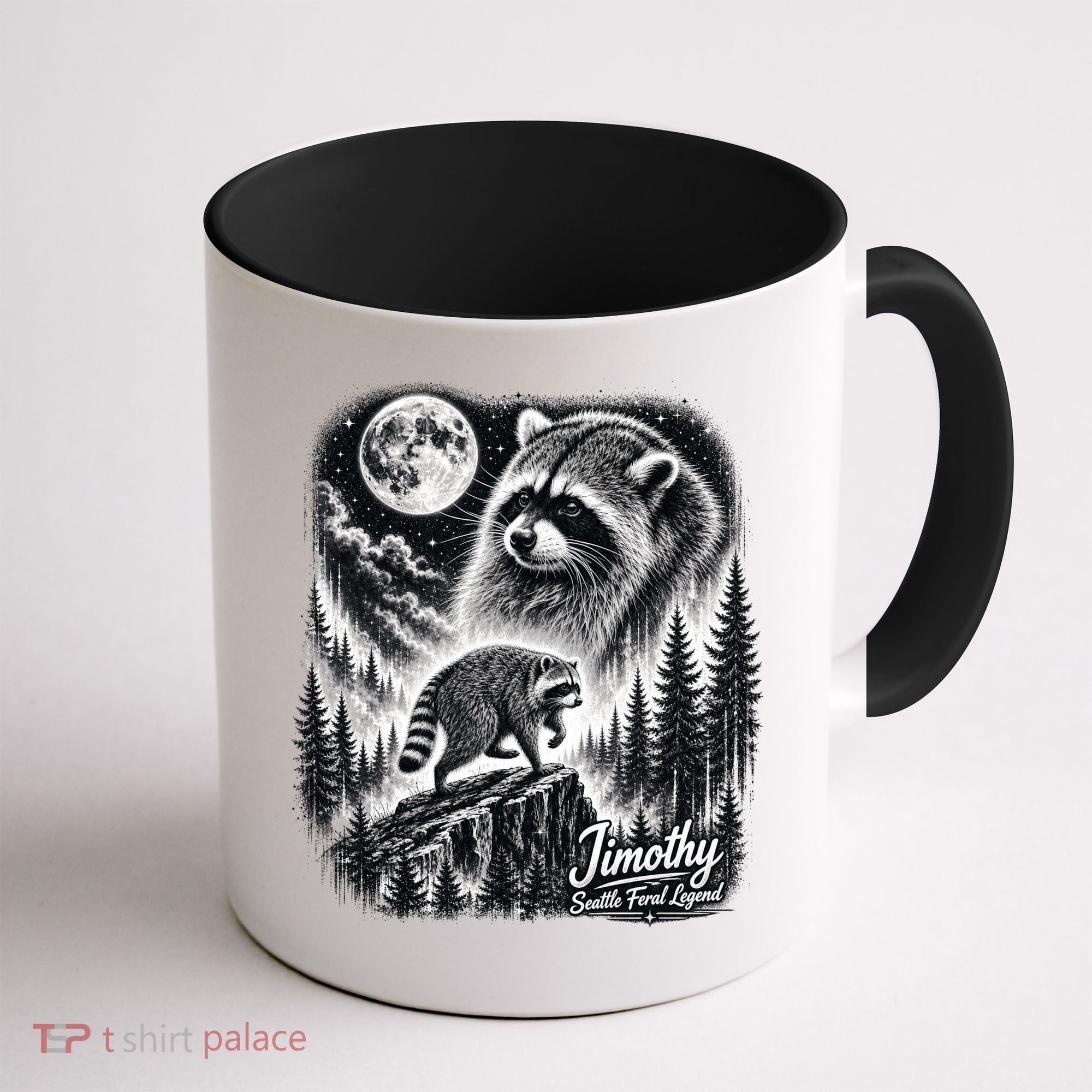 Jimothy Seattle Feral Legend Raccoon Funny Coffee Mug