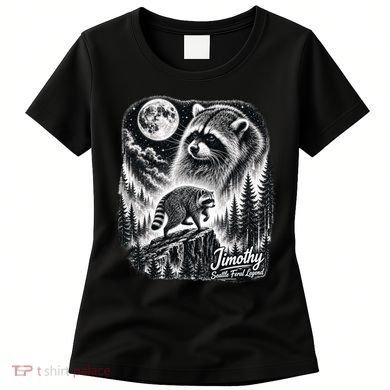 Jimothy Seattle Feral Legend Raccoon Funny Women's T-Shirt