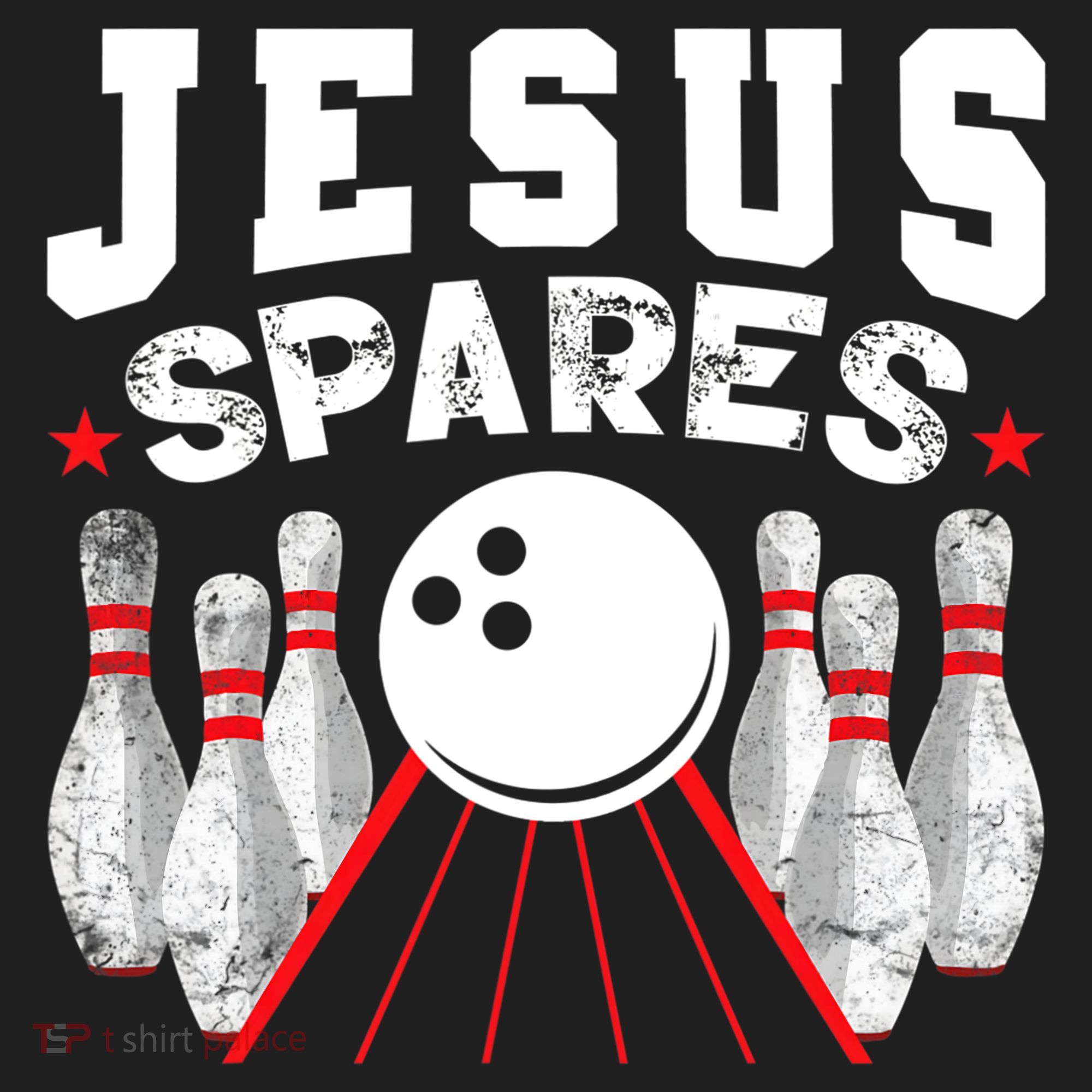 Jesus Spares Funny Christian Bowling Women's Sweatshirt
