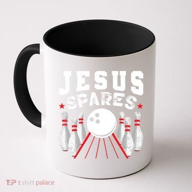 Jesus Spares Funny Christian Bowling Coffee Mug