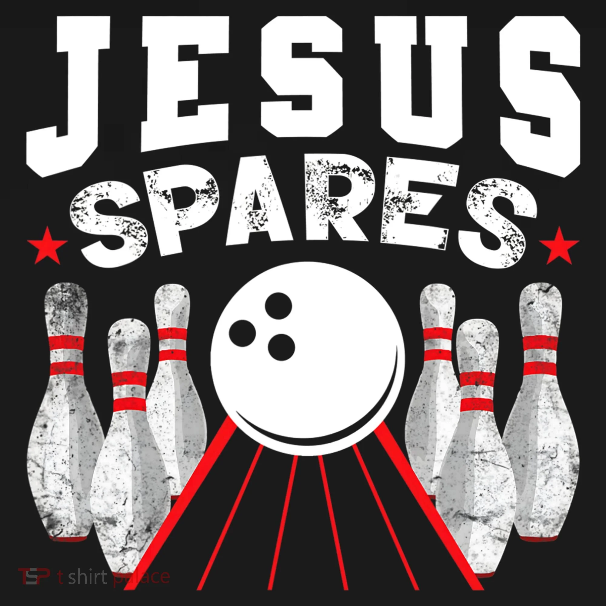 Jesus Spares Funny Christian Bowling Visor