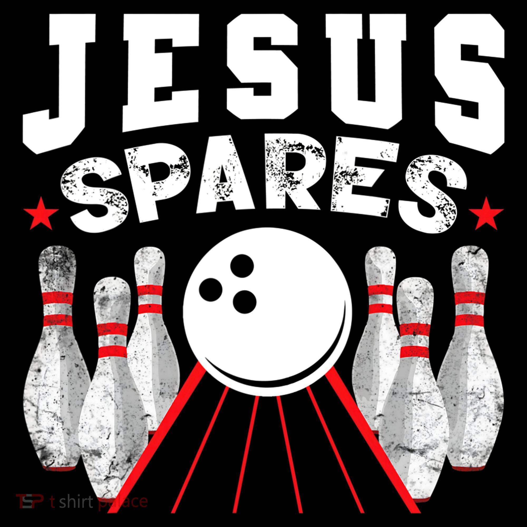 Jesus Spares Funny Christian Bowling Women's Long Sleeve Shirt