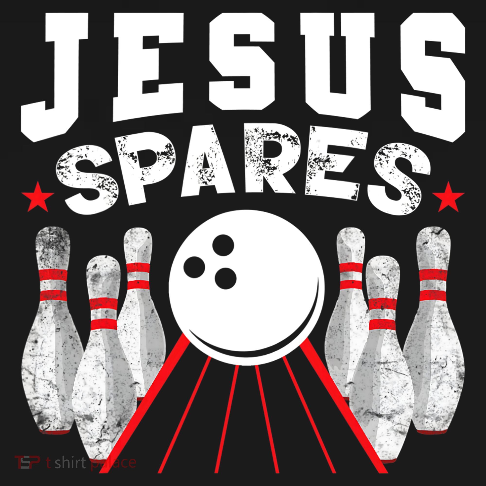 Jesus Spares Funny Christian Bowling Kids Hoodie