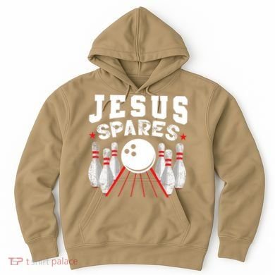 Jesus Spares Funny Christian Bowling Hoodie