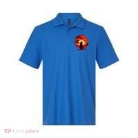 Japanese Samurai Fighter Martial Arts Retro Sunset Polo thumb 0