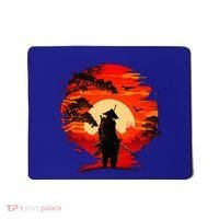 Japanese Samurai Fighter Martial Arts Retro Sunset Mousepad thumb 0