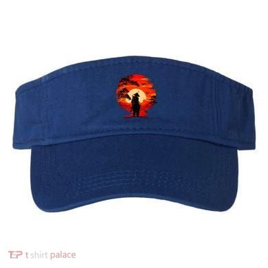Japanese Samurai Fighter Martial Arts Retro Sunset Visor