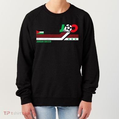 Jordan Soccer Flag And Stripes Women's Sweatshirt