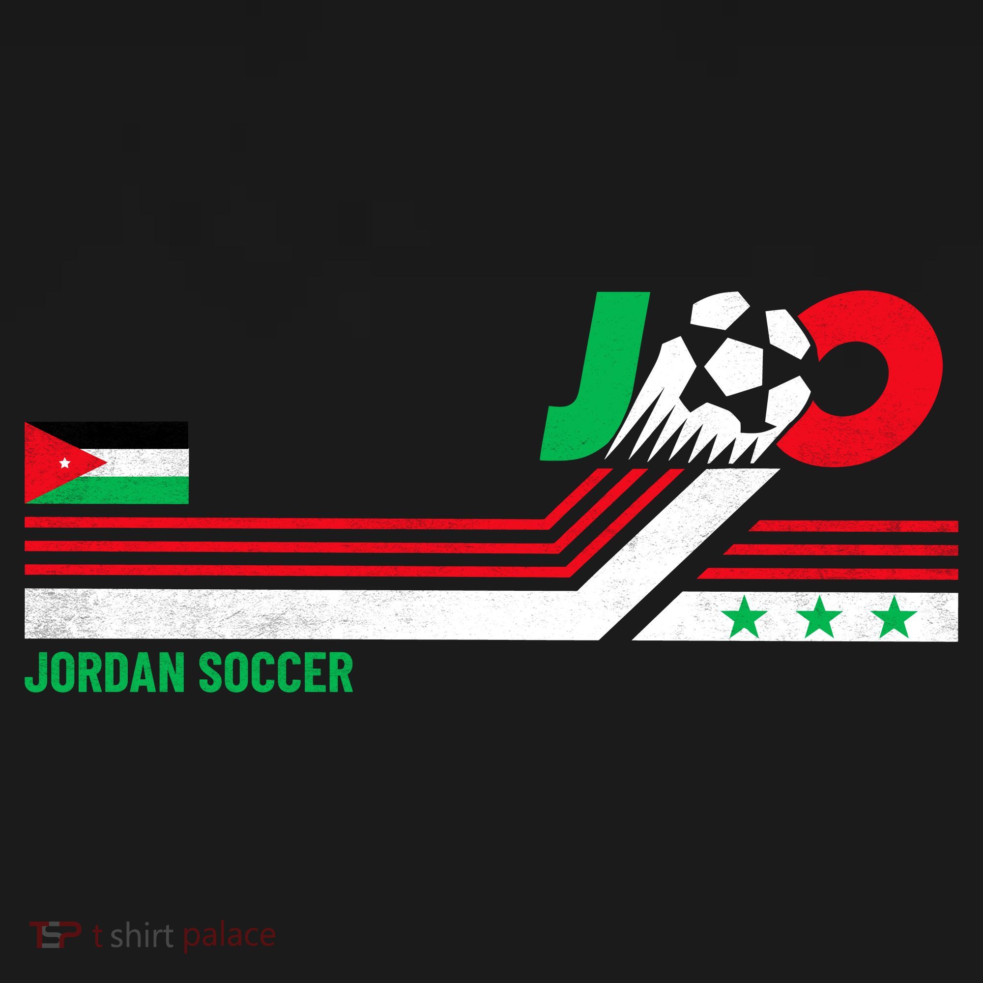 Jordan Soccer Flag And Stripes Tote Bag