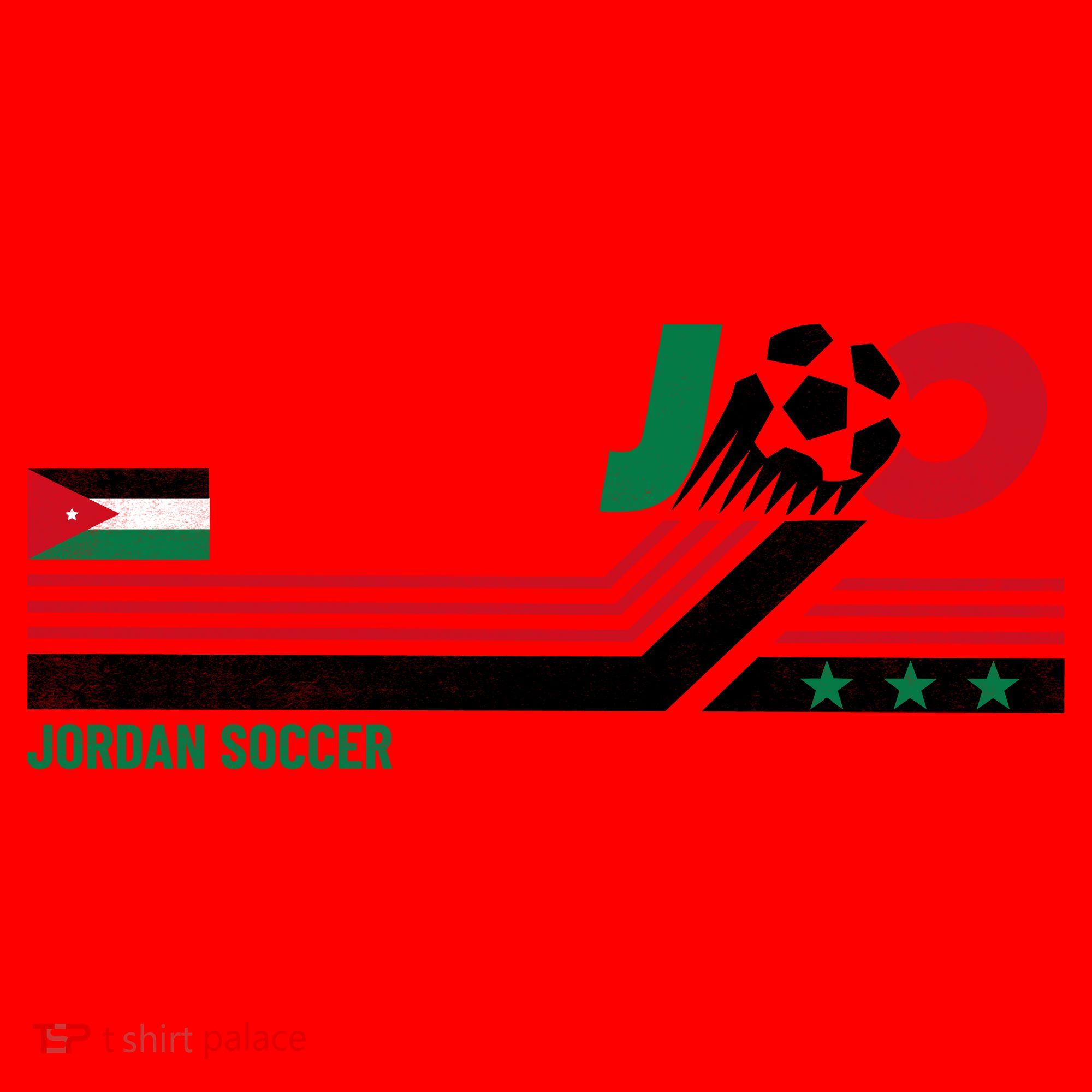 Jordan Soccer Flag And Stripes Santa Hat