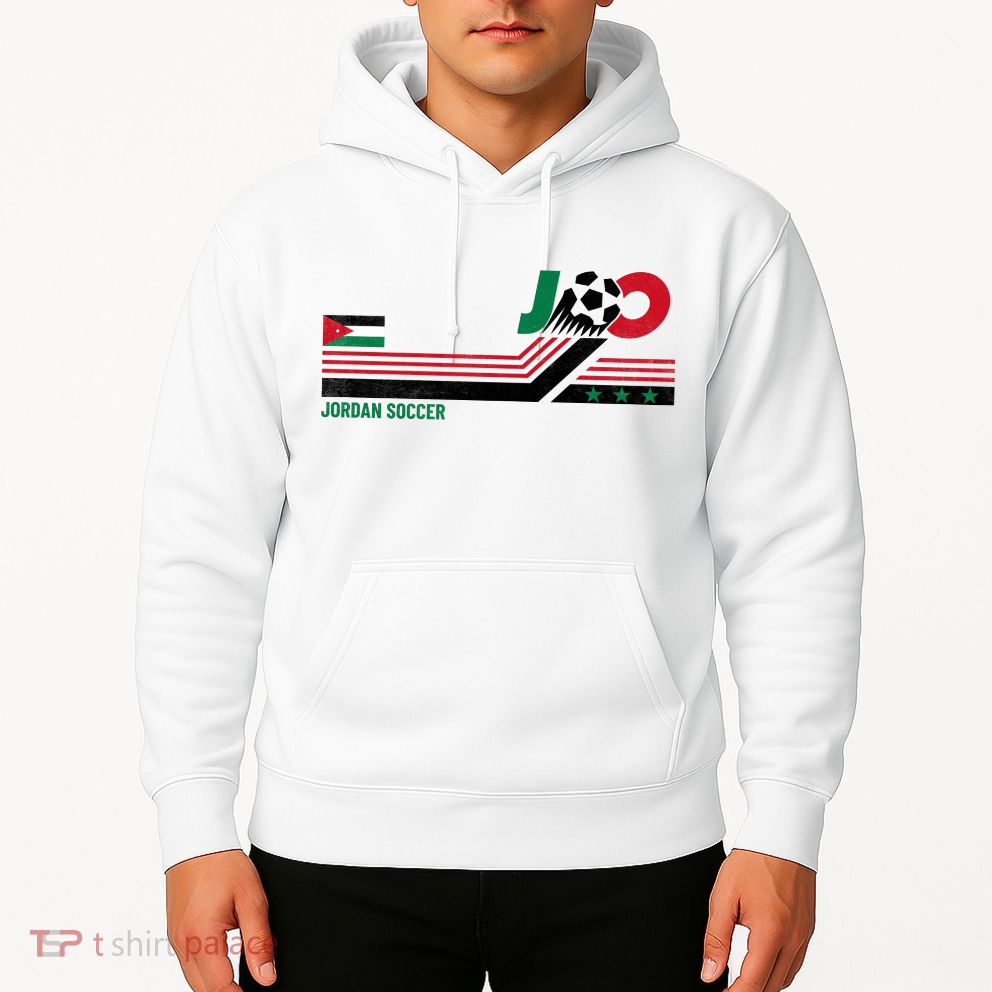 Jordan Soccer Flag And Stripes Hoodie