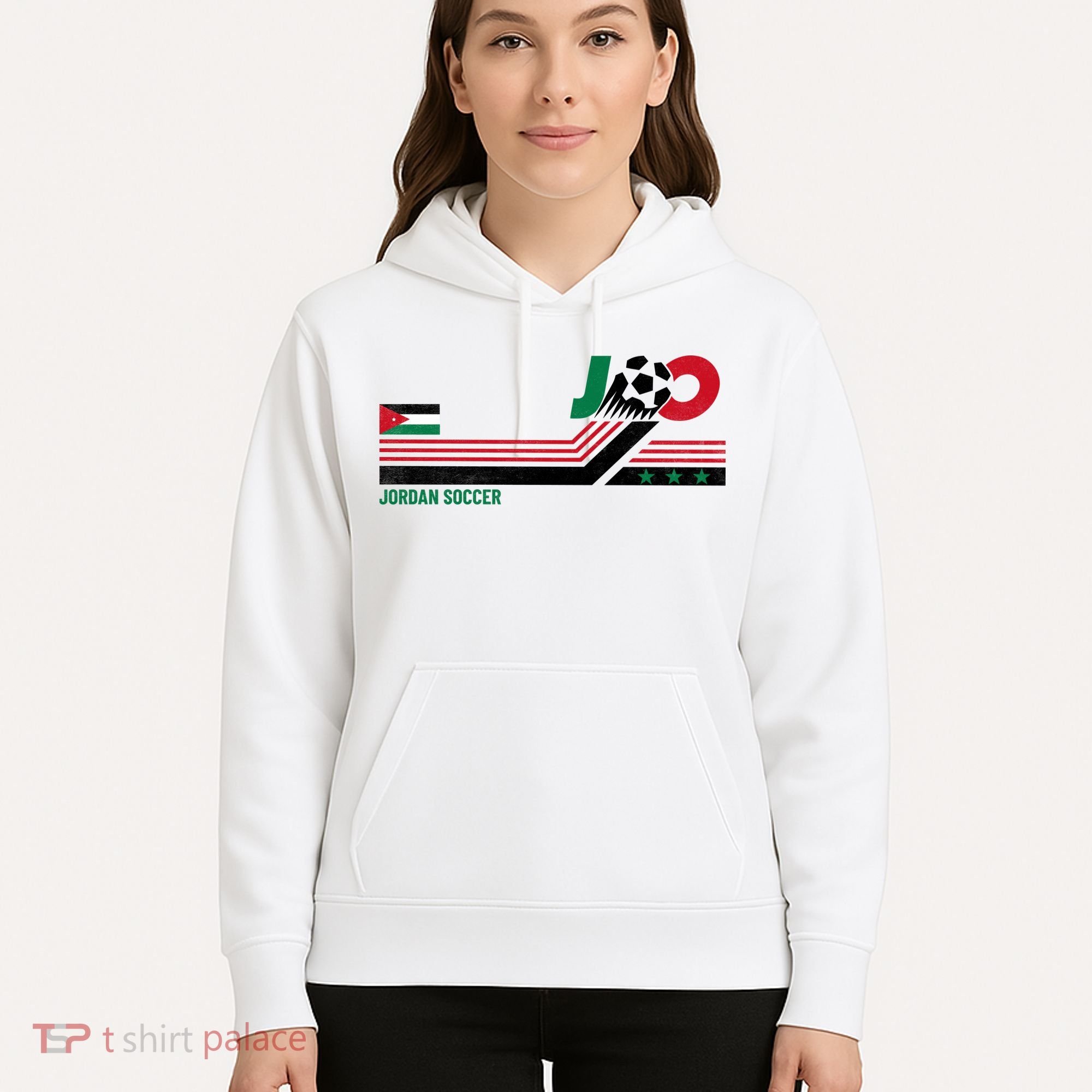 Jordan Soccer Flag And Stripes Hoodie