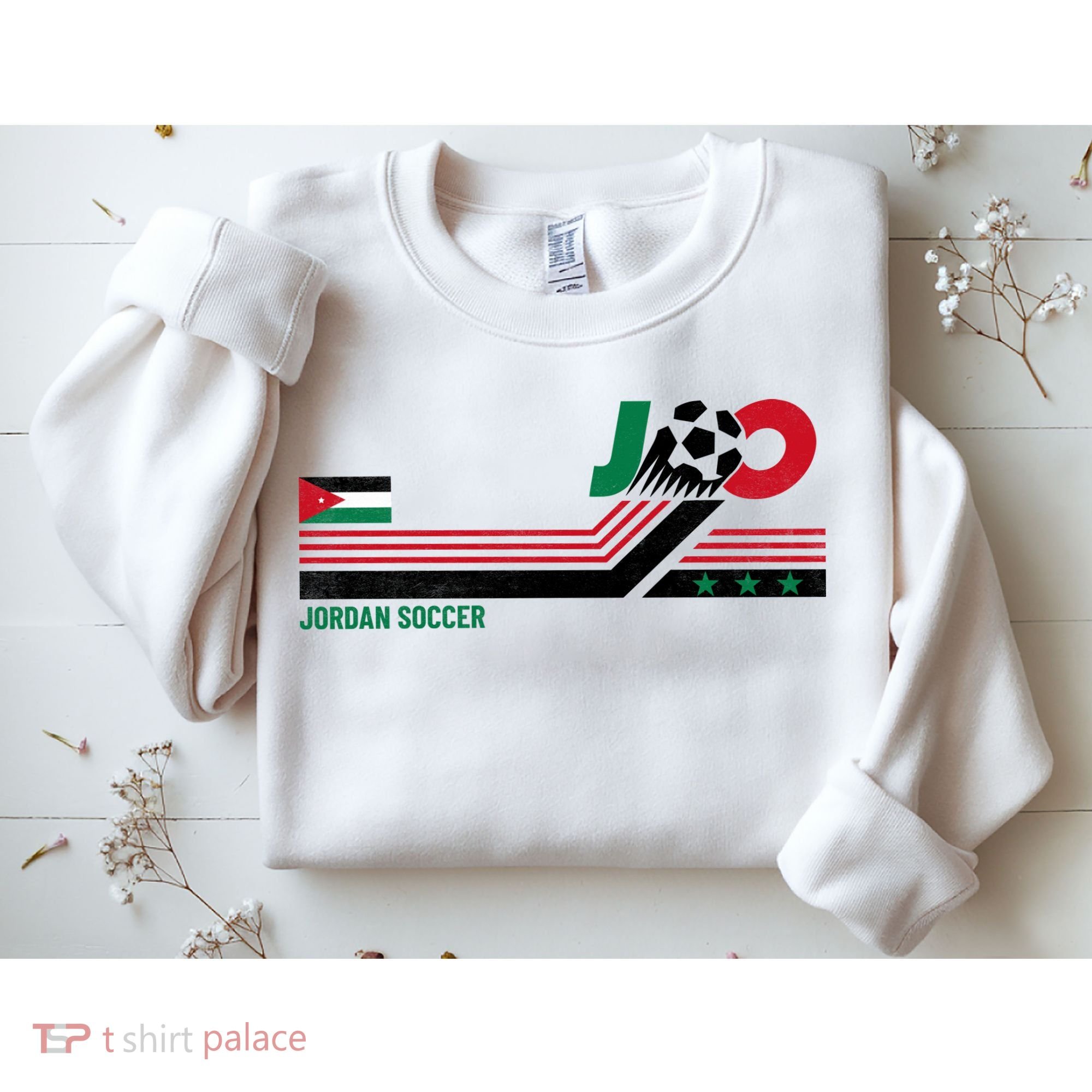 Jordan Soccer Flag And Stripes Sweatshirt