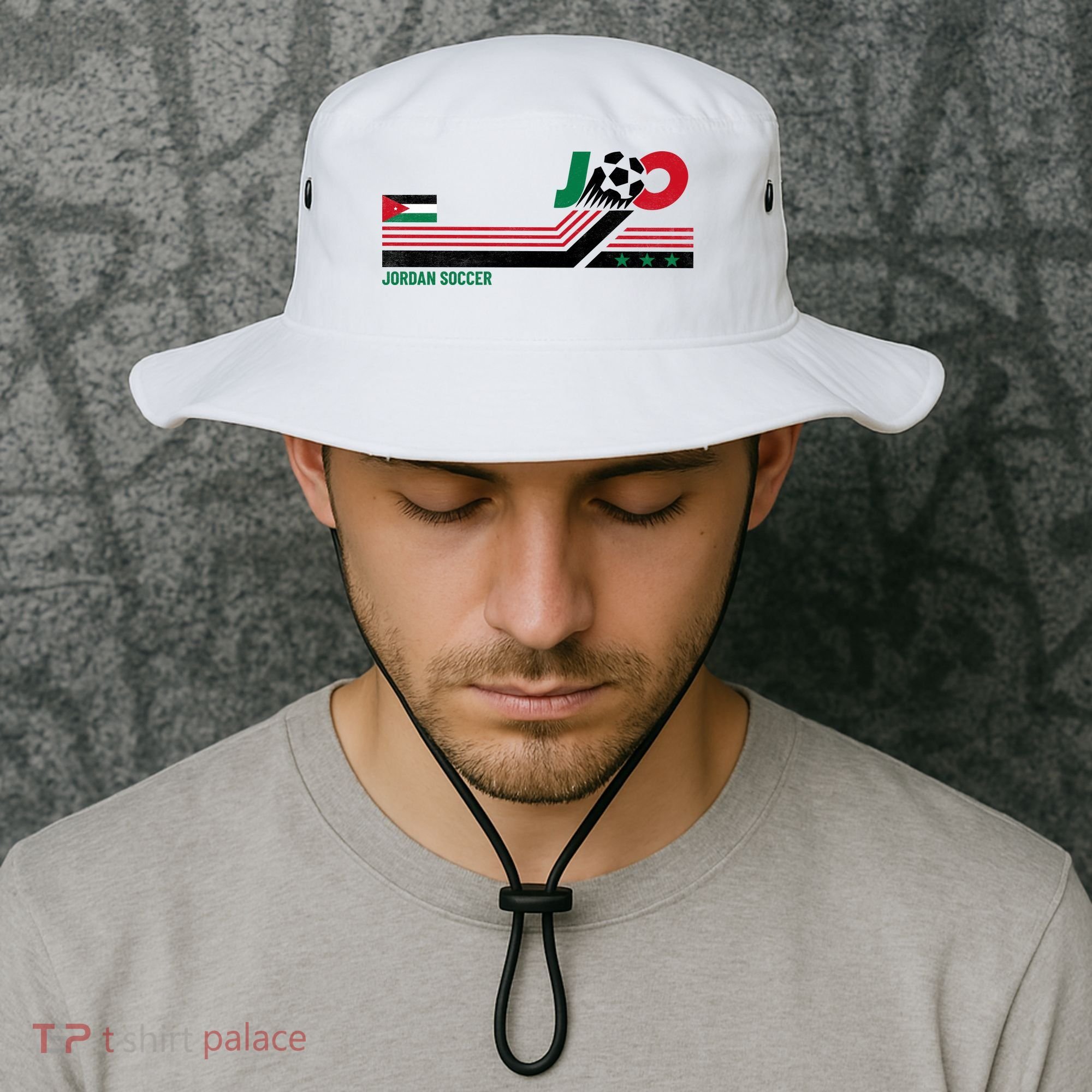 Jordan Soccer Flag And Stripes Bucket Hat