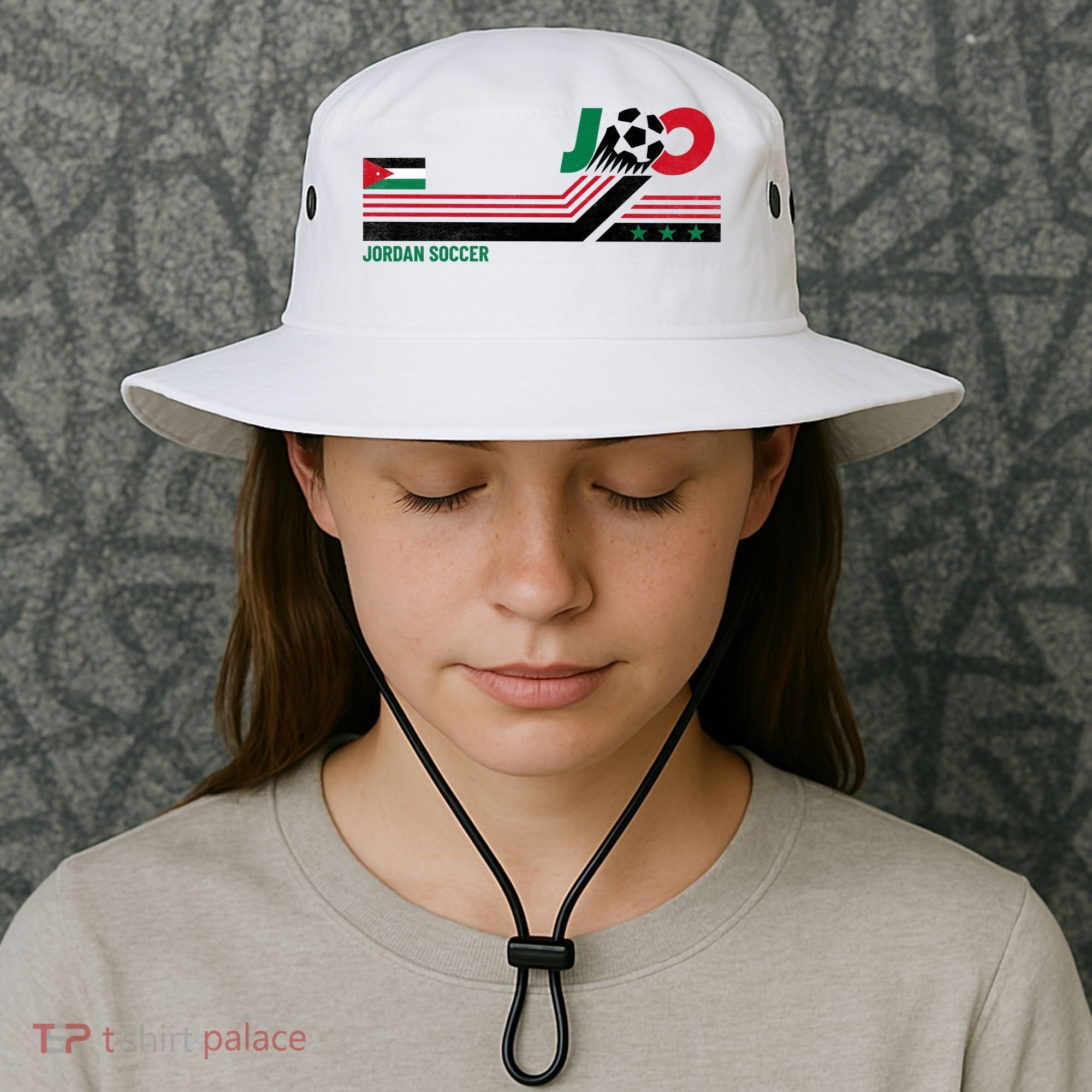 Jordan Soccer Flag And Stripes Bucket Hat