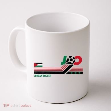 Jordan Soccer Flag And Stripes Coffee Mug