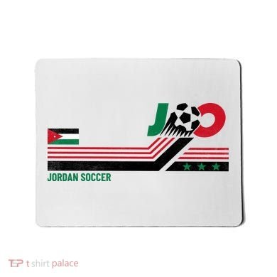Jordan Soccer Flag And Stripes Mousepad